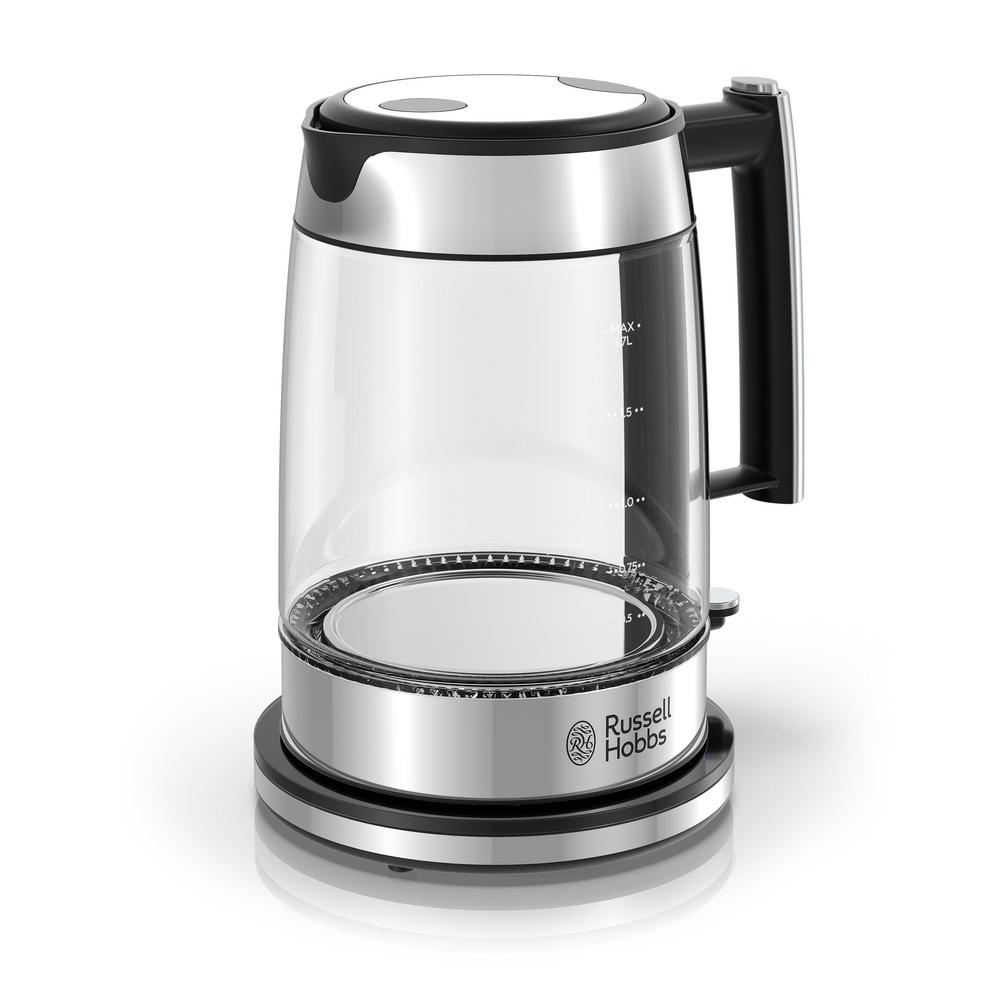 5-Cup Black Stainless Steel Electric Kettle with Filter