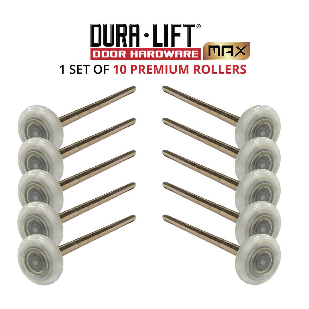 Set of 12 7 inch Stem FKG 2 Inch Nylon Garage Door Roller 6200ZZ Shield Bearing
