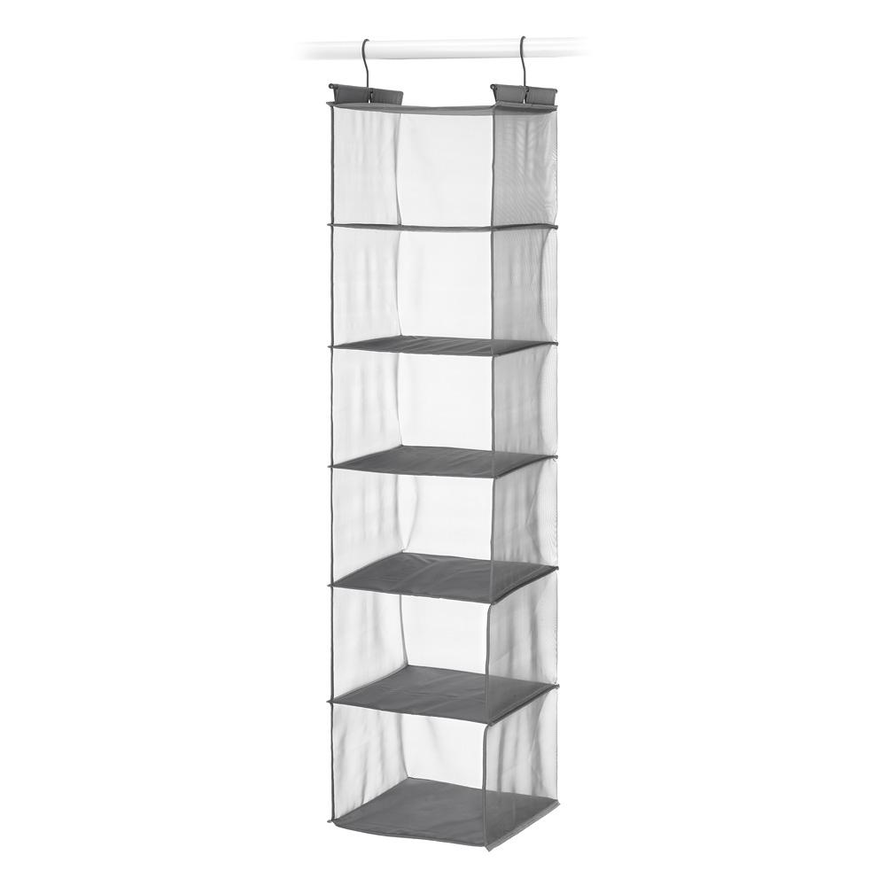 Whitmor 6 Shelf Hanging Accessory Organizer 6573 8251 Pdq The Home Depot