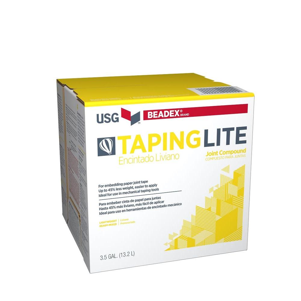 USG Beadex Brand 3.5 Gal. Taping Lite Pre-Mixed Joint Compound ...