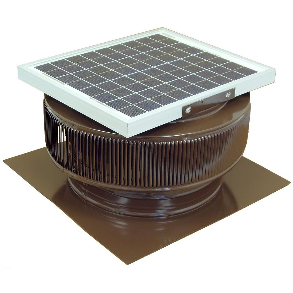 Active Ventilation 1007 CFM Brown Powder Coated 15Watt Solar Powered