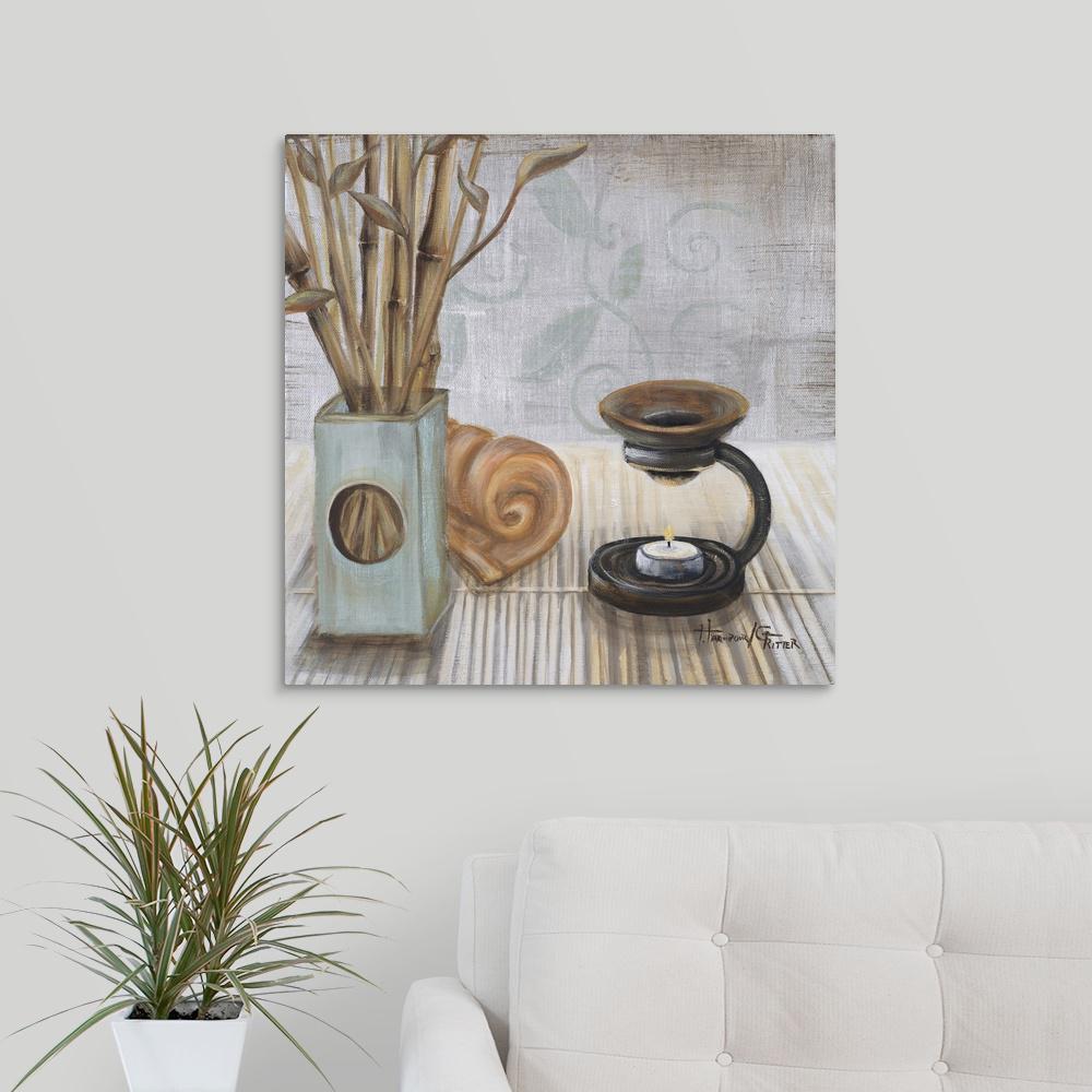 GreatBigCanvas "Zen Bath I" by Sundance Graphics Canvas Wall Art