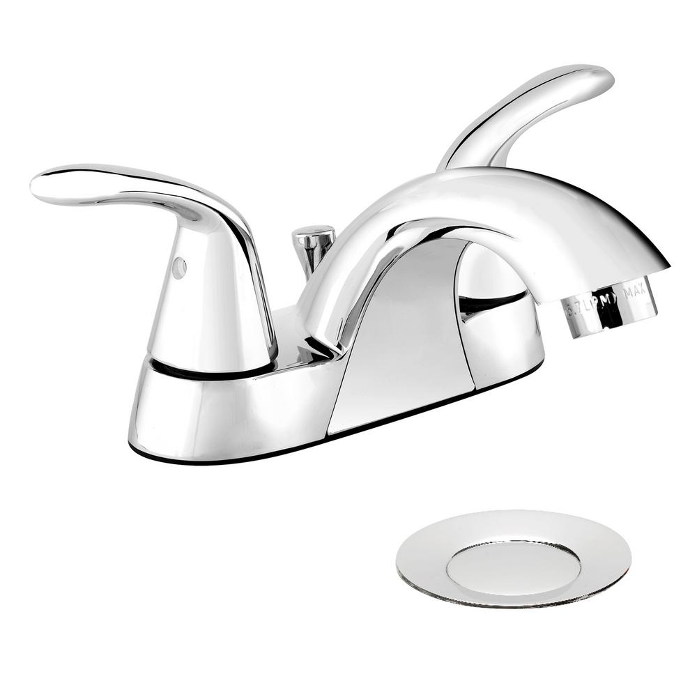 Belanger By Keeney 4 in. Centerset 2Handle Bathroom Faucet in Polished