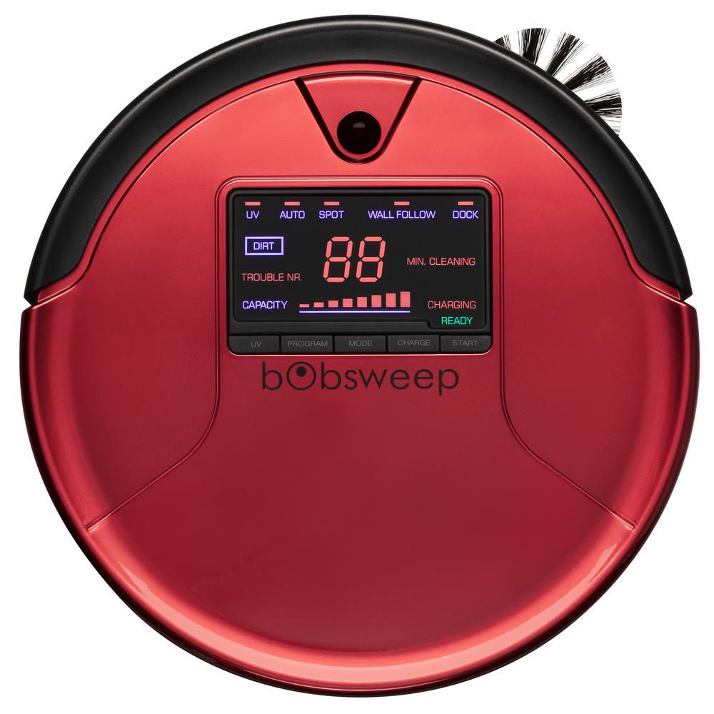 bObsweep PetHair Robotic Vacuum Cleaner and Mop, Rouge ...