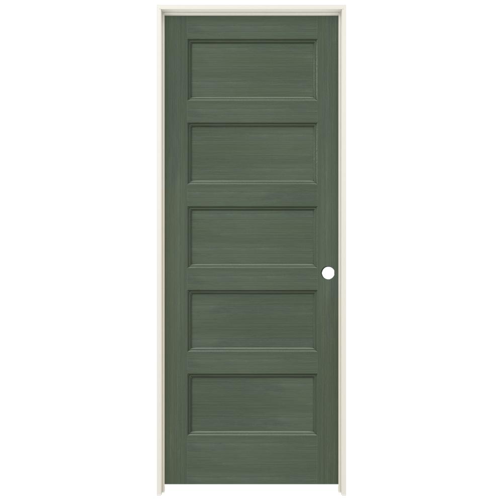 Jeld Wen 32 In X 80 In Conmore Juniper Stain Smooth Solid Core