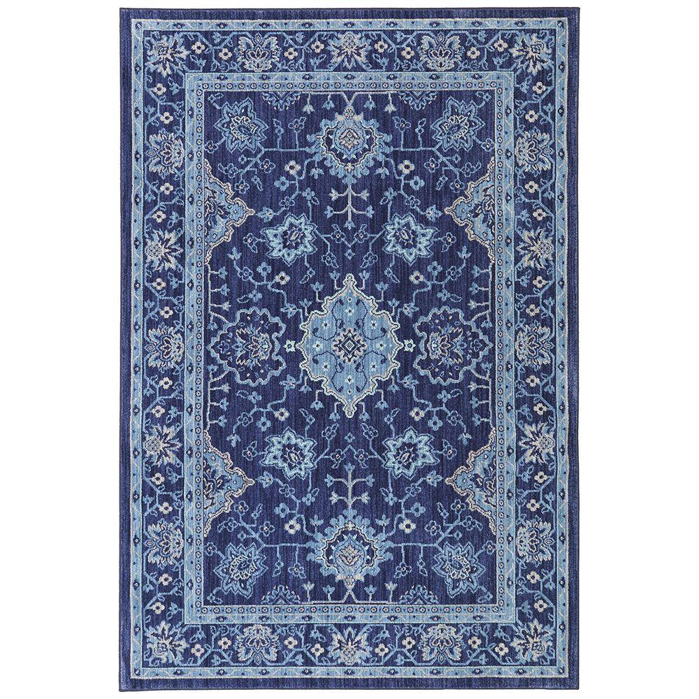 Mohawk Home Perfection Sea 3 Ft X 5 Area Rug 511944 The Parquet Indigo 5 Ft X 8 Area Rug