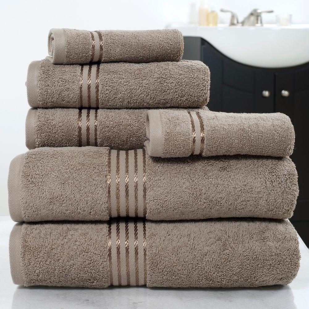 taupe bathroom towels