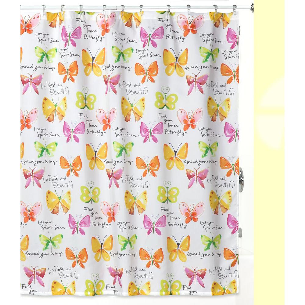 Creative Bath Flutterby By Kathy Davis Multi Colored Nature
