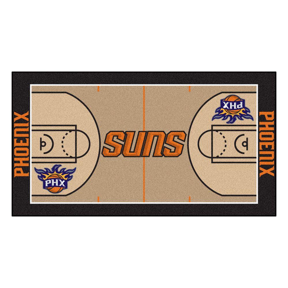 Fanmats Phoenix Suns 2 Ft X 4 Nba Court Runner Rug 9502 The Nba Court Runner Rug