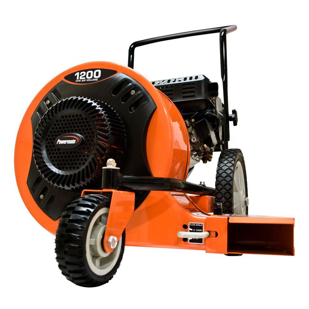 Powermate Cyclone 150 MPH 1,200 CFM Walk-Behind Gas Leaf Blower ...