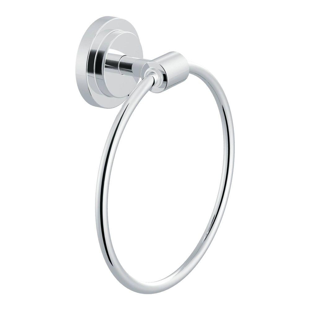 MOEN Iso Towel Ring in Chrome-DN0786CH - The Home Depot