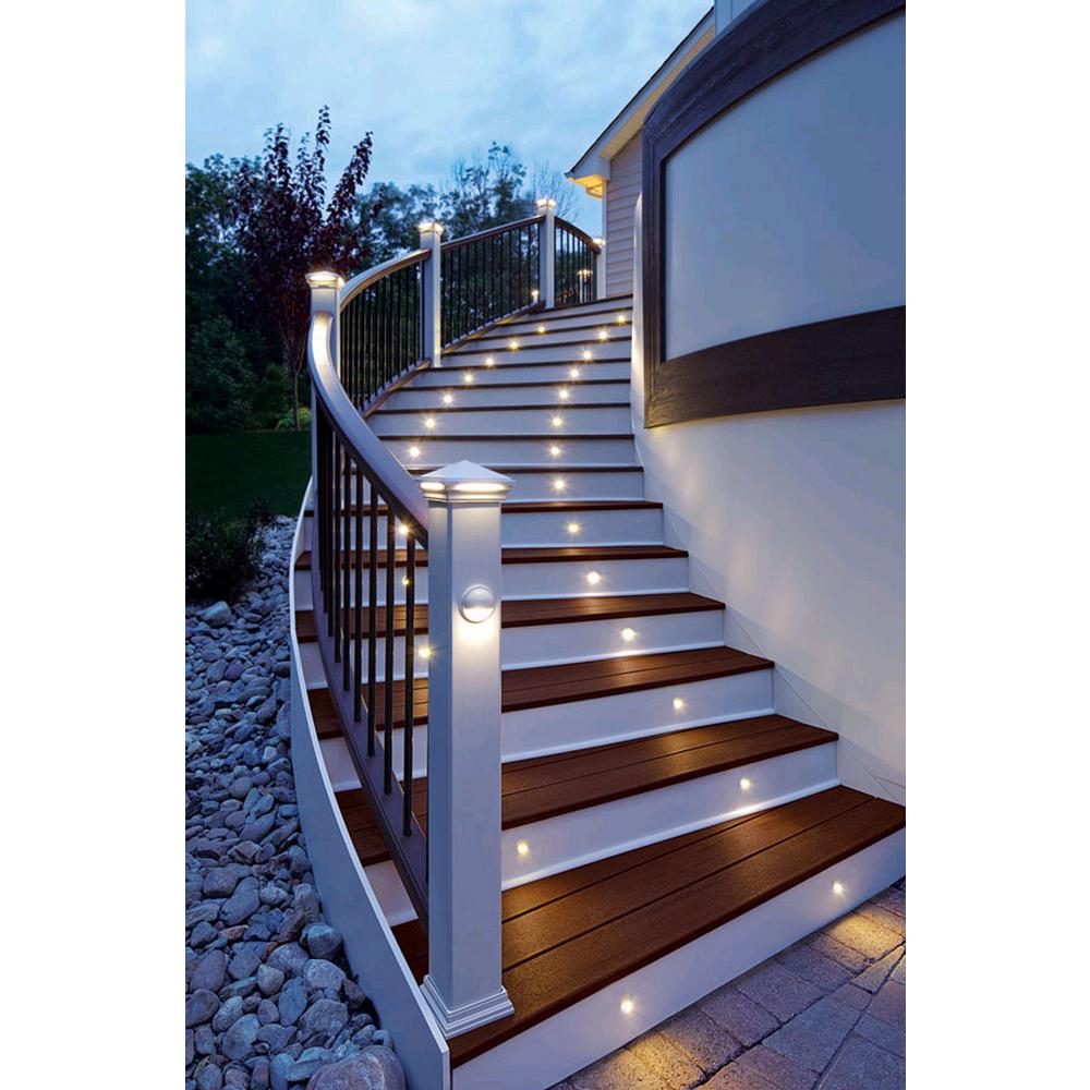 Trex Decklighting 1 In Recessed Deck Lights 4 Pack 5449070 Recessed Deck Lights
