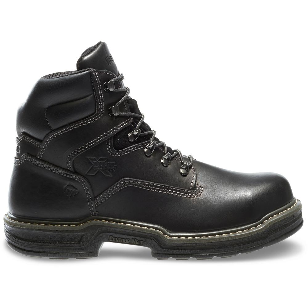 wolverine black steel toe boots