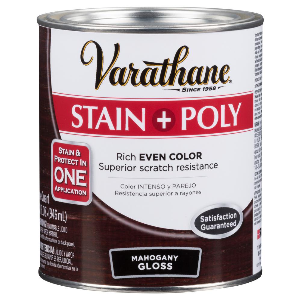 Varathane 1 Hp. Mahogany Satin Water-Based Interior Stain And ...