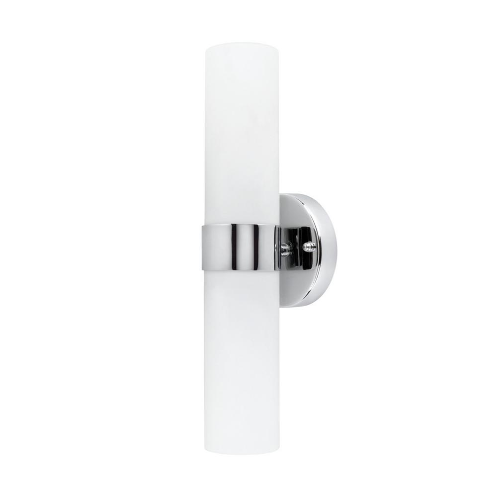 Globe Electric Champagne 2Light Chrome Adjustable Bath Vanity Light50769 The Home Depot Globe Electric Champagne 2Light Chrome Adjustable Bath Vanity Light50769 The Home Depot