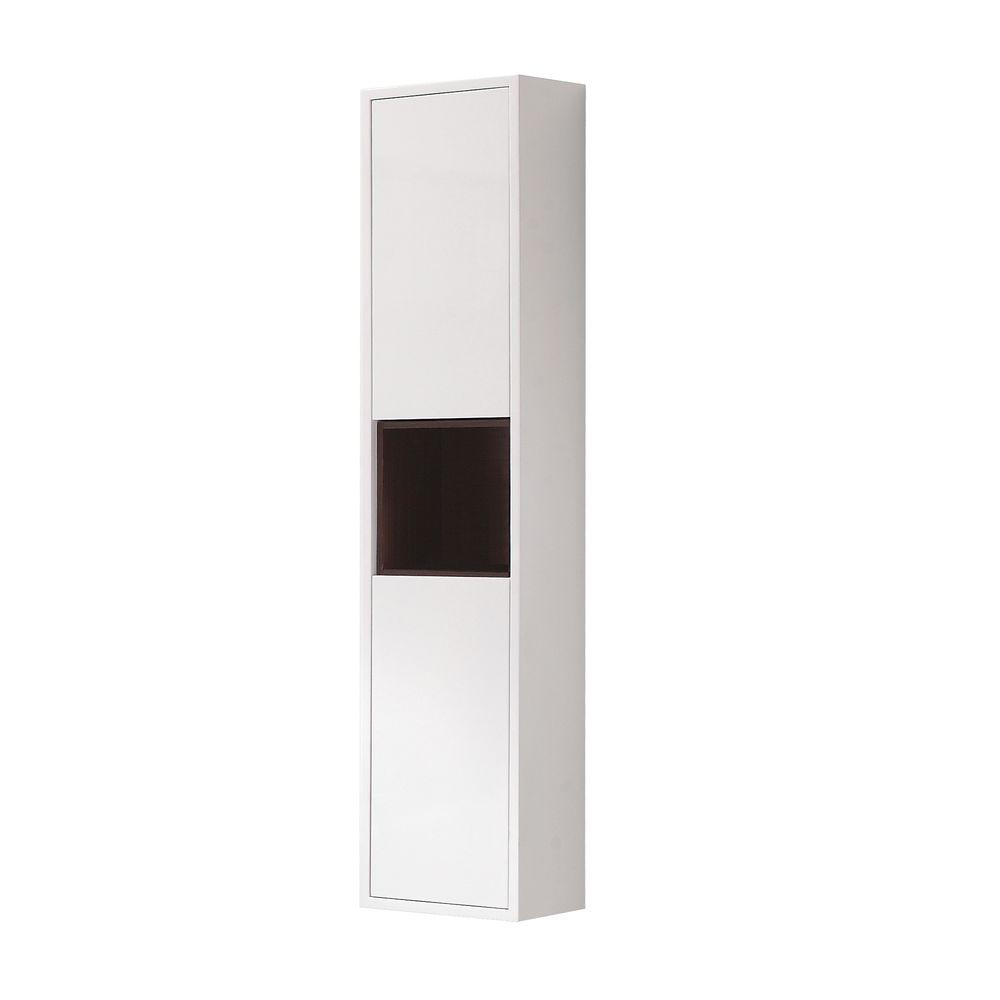 Glacier Bay Modular 12 in. W x 31 in. H x 6 in. D Bathroom Storage Wall in WhiteH12FG