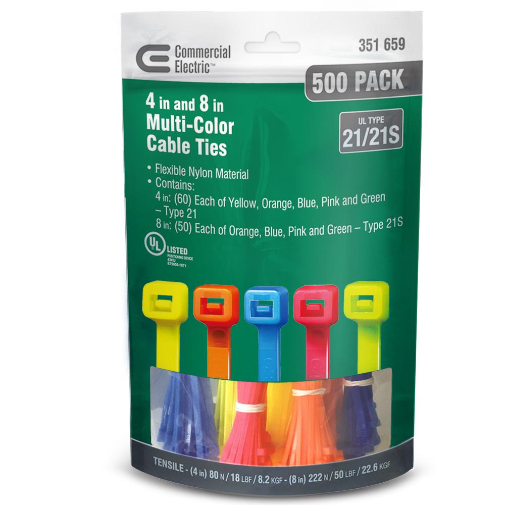 Commercial Electric 11 In Stainless Steel Tie 10 Pack Mlg 300st 10 The Home Depot