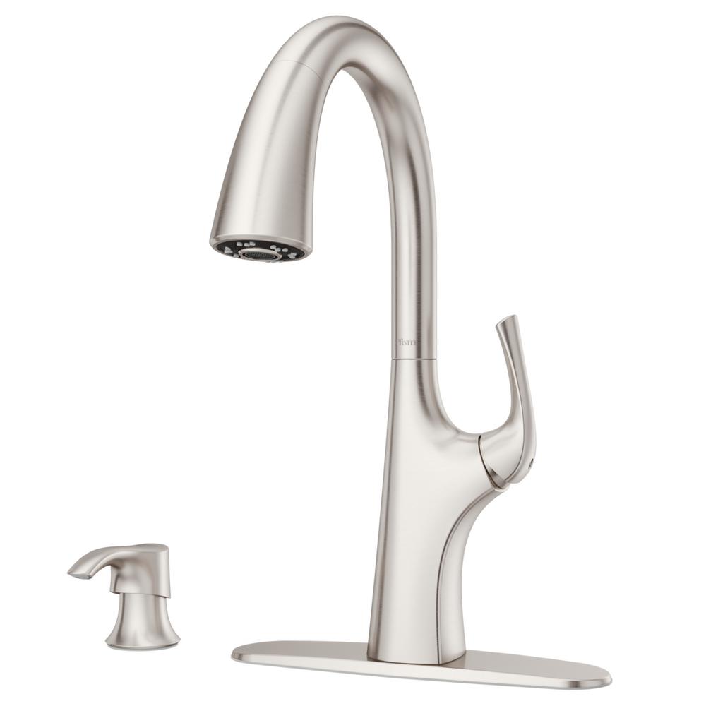 Pfister Stainless Steel Pull Down Faucets Kitchen Faucets