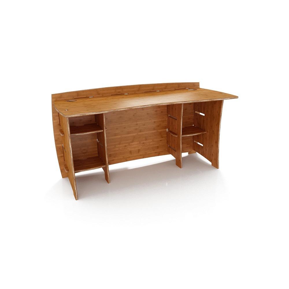 Legare 60 In Straight Desk With Solid Wood In Amber Color Lege