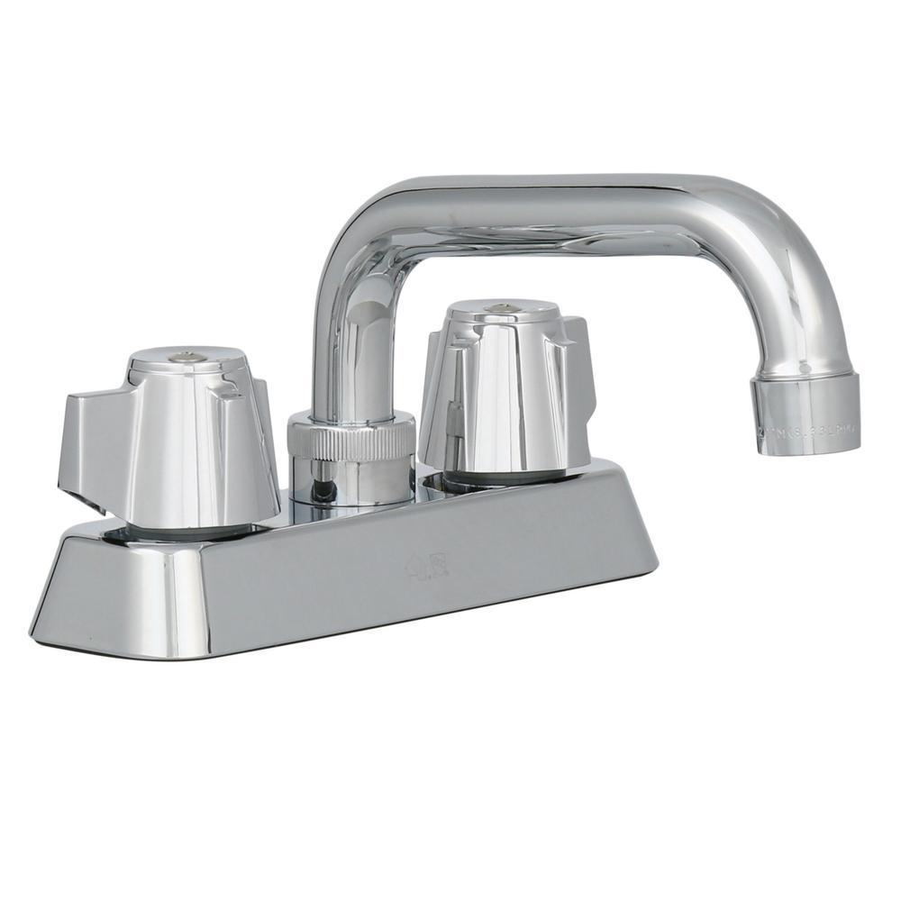 Homewerks Worldwide 2-Handle Laundry Tray Faucet In Rough Brass-3310 ...