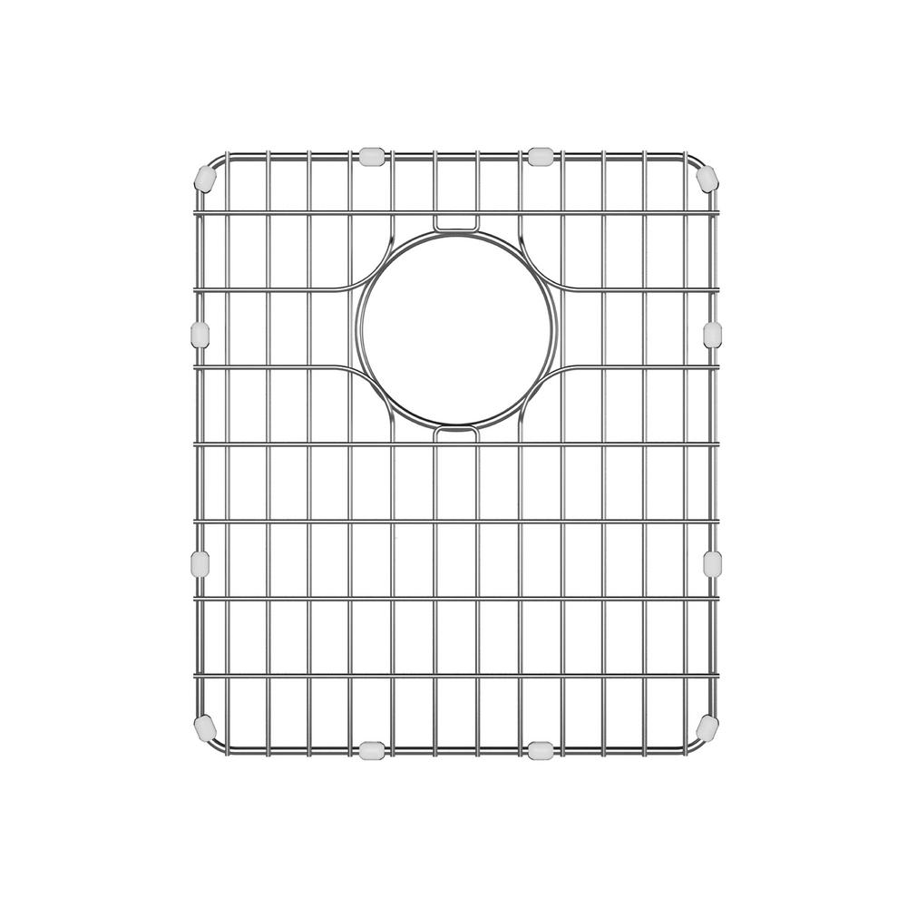 KRAUS Stainless Steel Bottom Grid for KBU22 Double Bowl 32in. Kitchen Sink, 12 3/8in. x 14 1/2in
