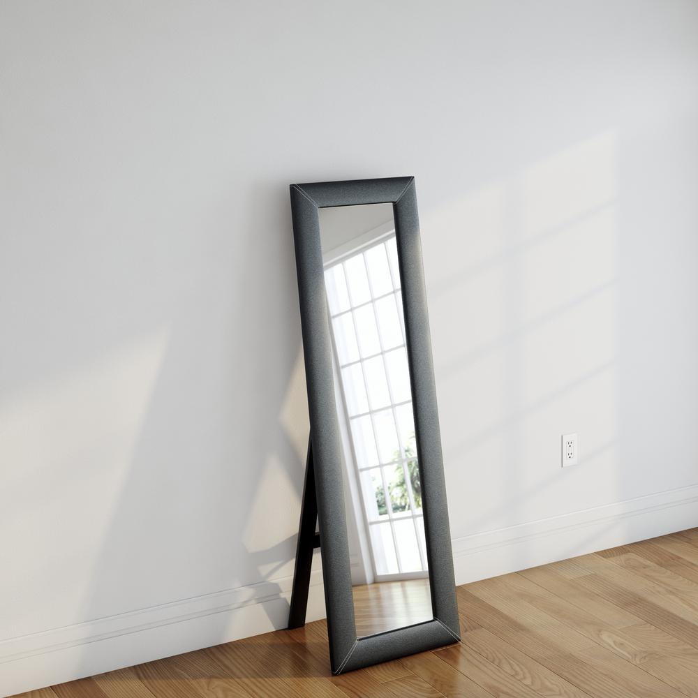 Baxton Studio McLean Contemporary Dark Brown Faux Leather Upholstered