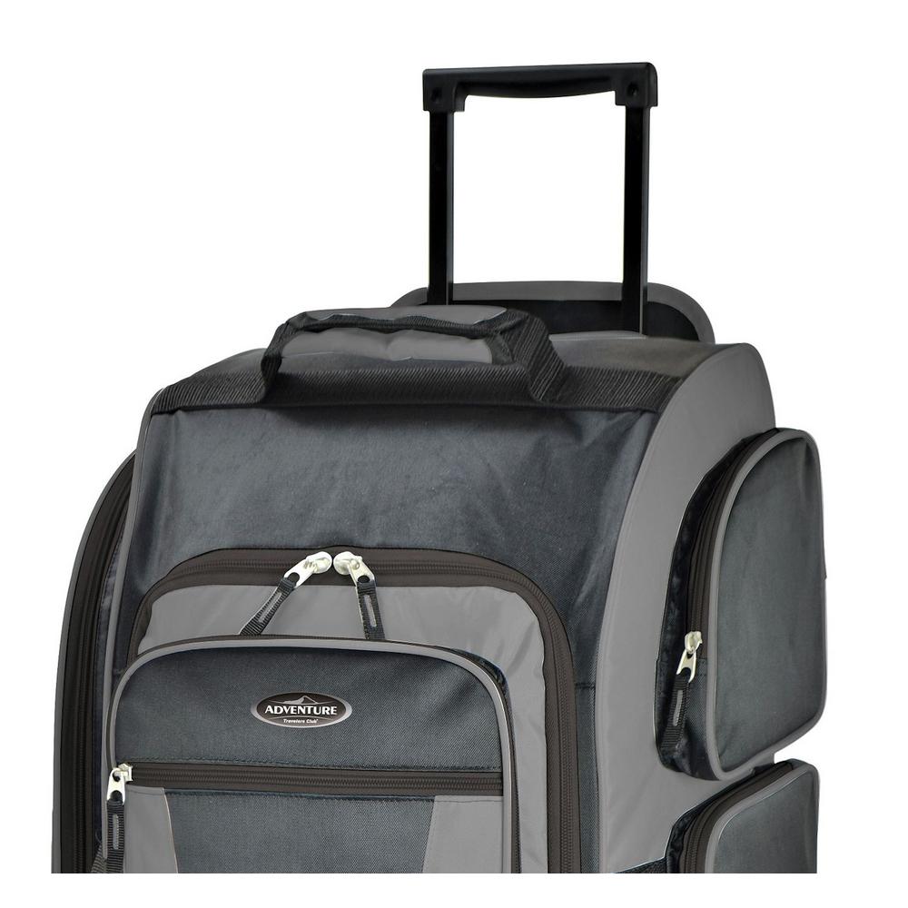 Travelers Club 30 in. MultiPocket Upright Rolling Duffel Bag 85130010