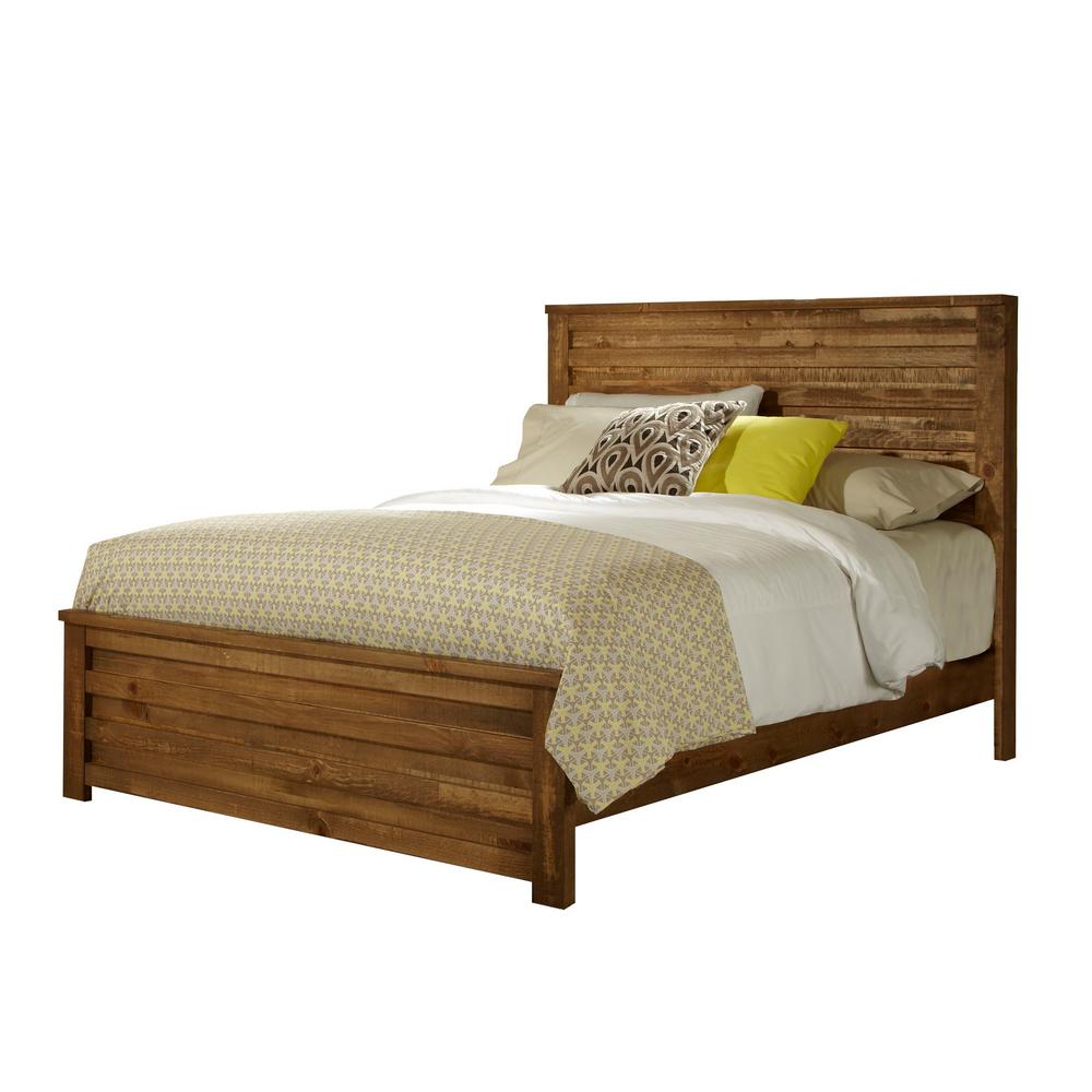 Progressive Furniture Melrose Driftwood Queen Complete Panel Bed Melrose Driftwood Queen Complete Panel Bed