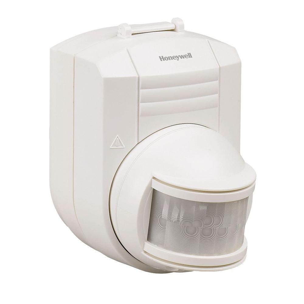 Honeywell Wireless Motion Sensor Indoor Outdoor For 300 Series And Honeywell Wireless Motion Sensor Indoor Outdoor For 300 Series And Decor Chimes White Rca902n The Home Depot