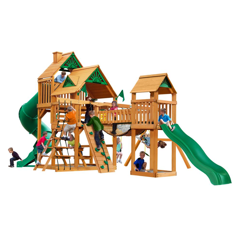 gorilla playsets catalina wooden swing set