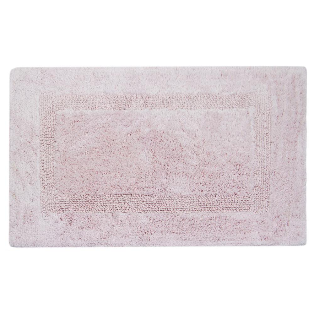 Blush 17 in. x 24 in. Outside Border Bath Mat86OBO5406017x24 The