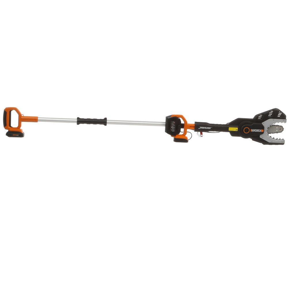 Worx 6 inch 10 ft. 20-Volt MAX Lithium-Ion Cordless Jaw Chainsaw with Extension... by Worx