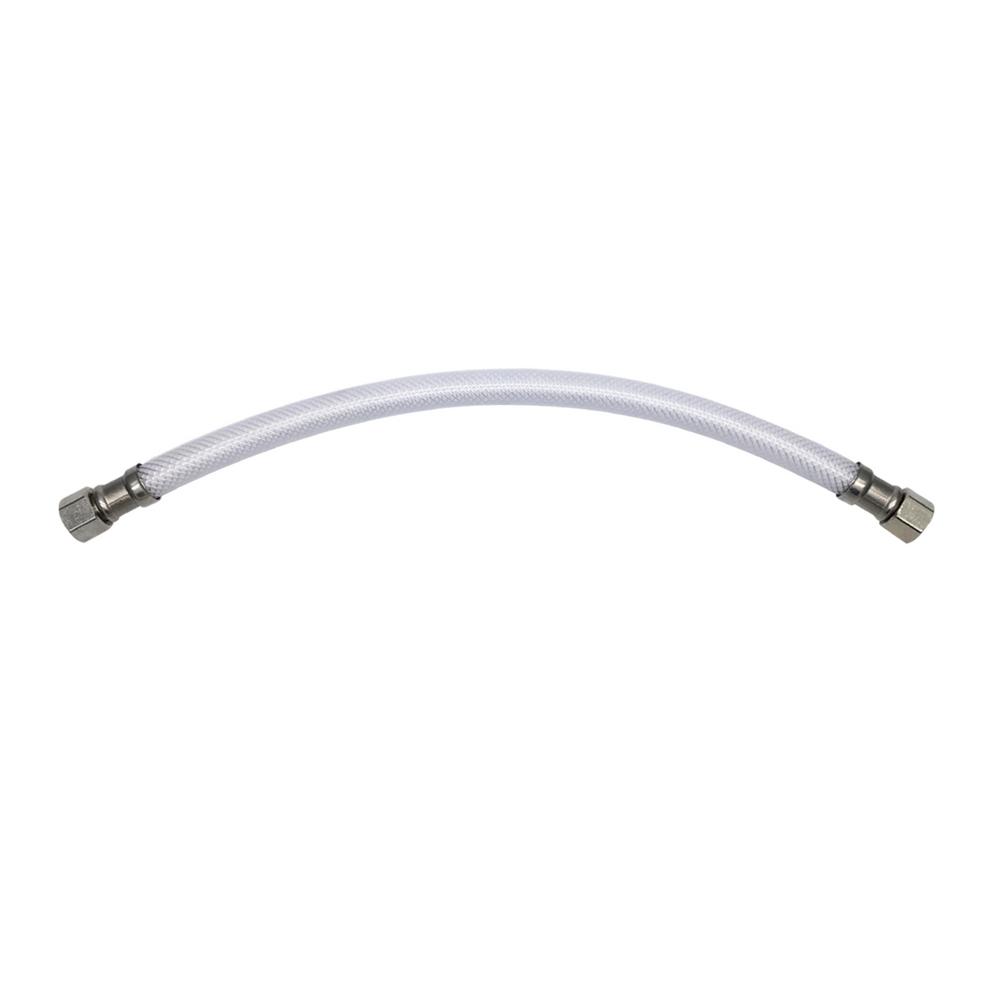 THEWORKS 3/8 in. Compression x 3/8 in. O.D. x 20 in. PVC Supply Line ...