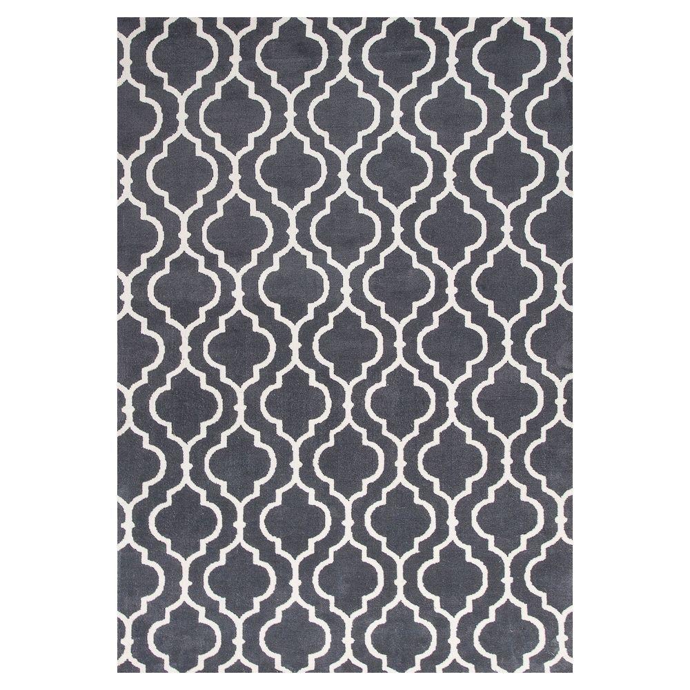 Kas Rugs Moroccan Black/Ivory 5 ft. x 7 ft. Area RugALU40675X7 The