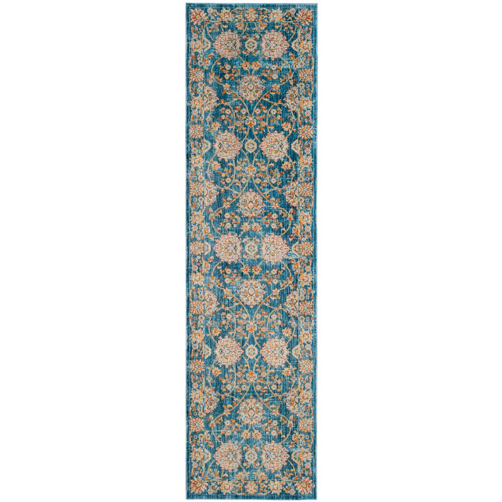 Safavieh Vintage Persian Turquoise/Multi 2 ft. x 8 ft. Runner Rug