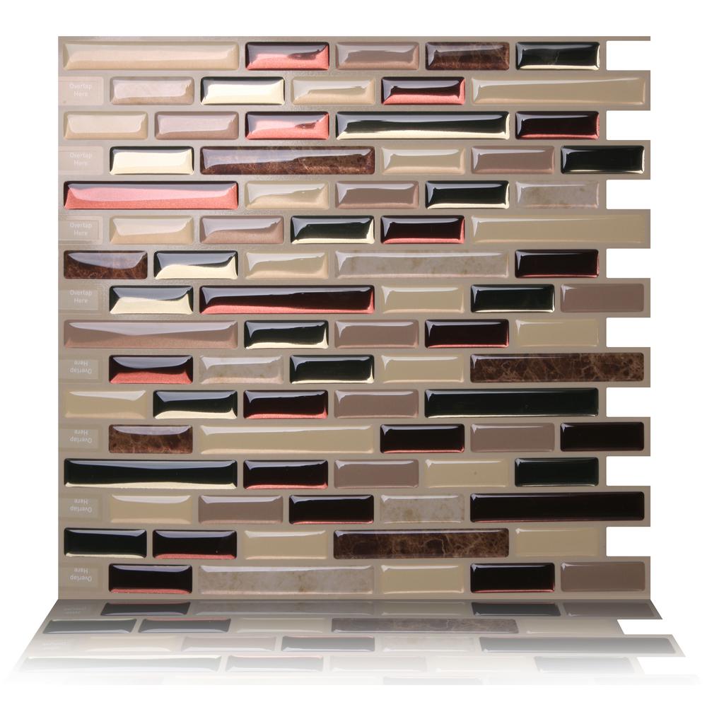 Tic Tac Tiles Flooring The Home Depot H L And Stick Self