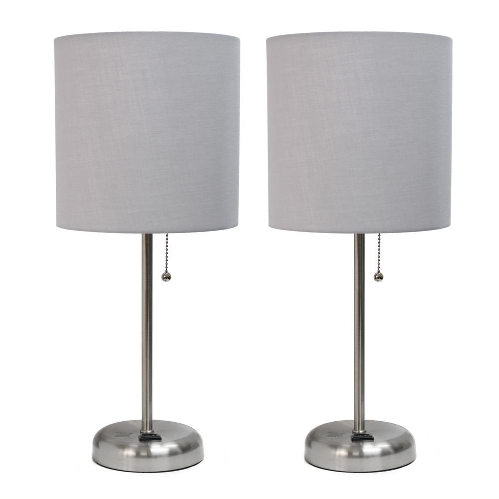 grey bedroom lamp