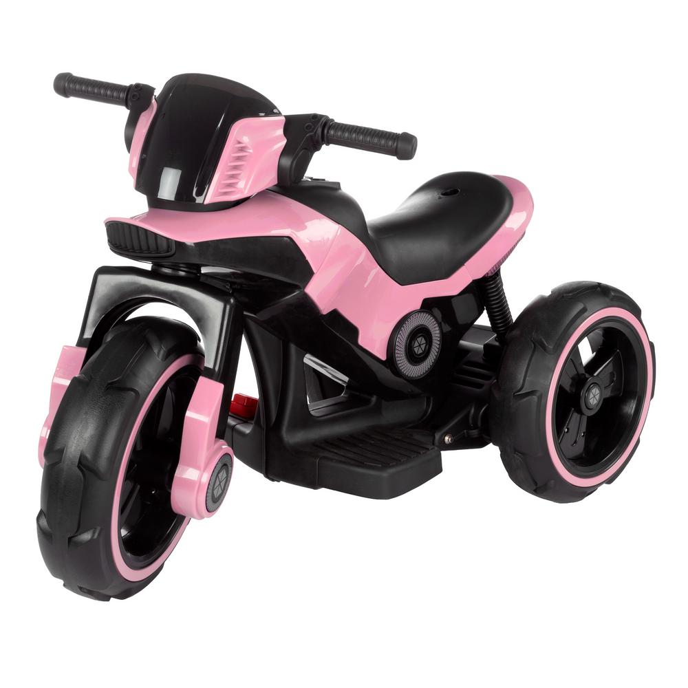 pink toy motorbike