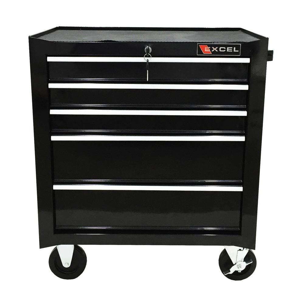Excel Steel Roller CabinetBlack 268 In W X 171inD X 313in H