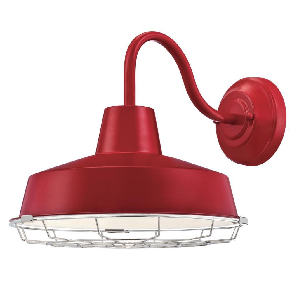 Westinghouse Academy 1 Light Classic Red Outdoor Integrated Led Wall Westinghouse Academy 1 Light Classic Red Outdoor Integrated Led Wall Mount Lantern