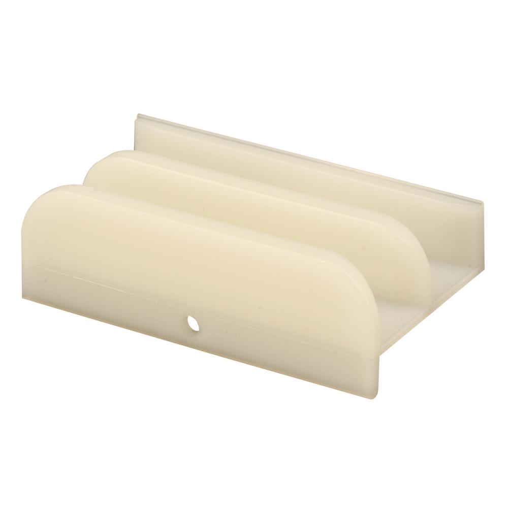 Pack of 2 PrimeLine M 6090 Shower Door Bottom Guide Nylon,