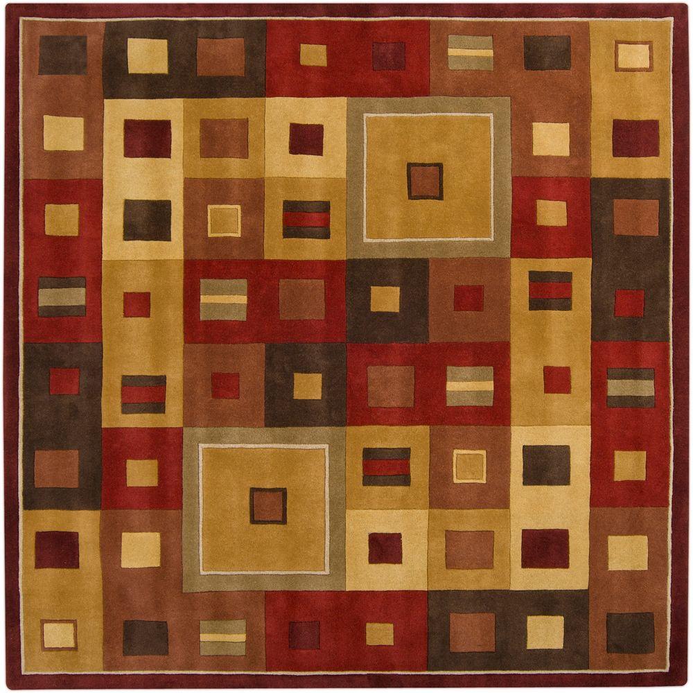 Artistic Weavers Michael Burgundy 10 Ft Square Area Rug Mcl 7014 Artistic Weavers Michael Burgundy 10 Ft Square Area Rug