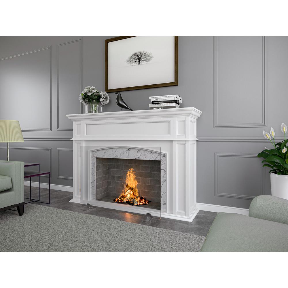 Barton 36 In X 26 Single Panel Freestanding Tempered Glass Fireplace Screen 95043 The Home Depot - Single Panel Glass Fireplace Screen Barton 36 In X 26 Single Panel Freestanding Tempered Glass Fireplace Screen 95043 The Home Depot - Single Panel Glass Fireplace Screen