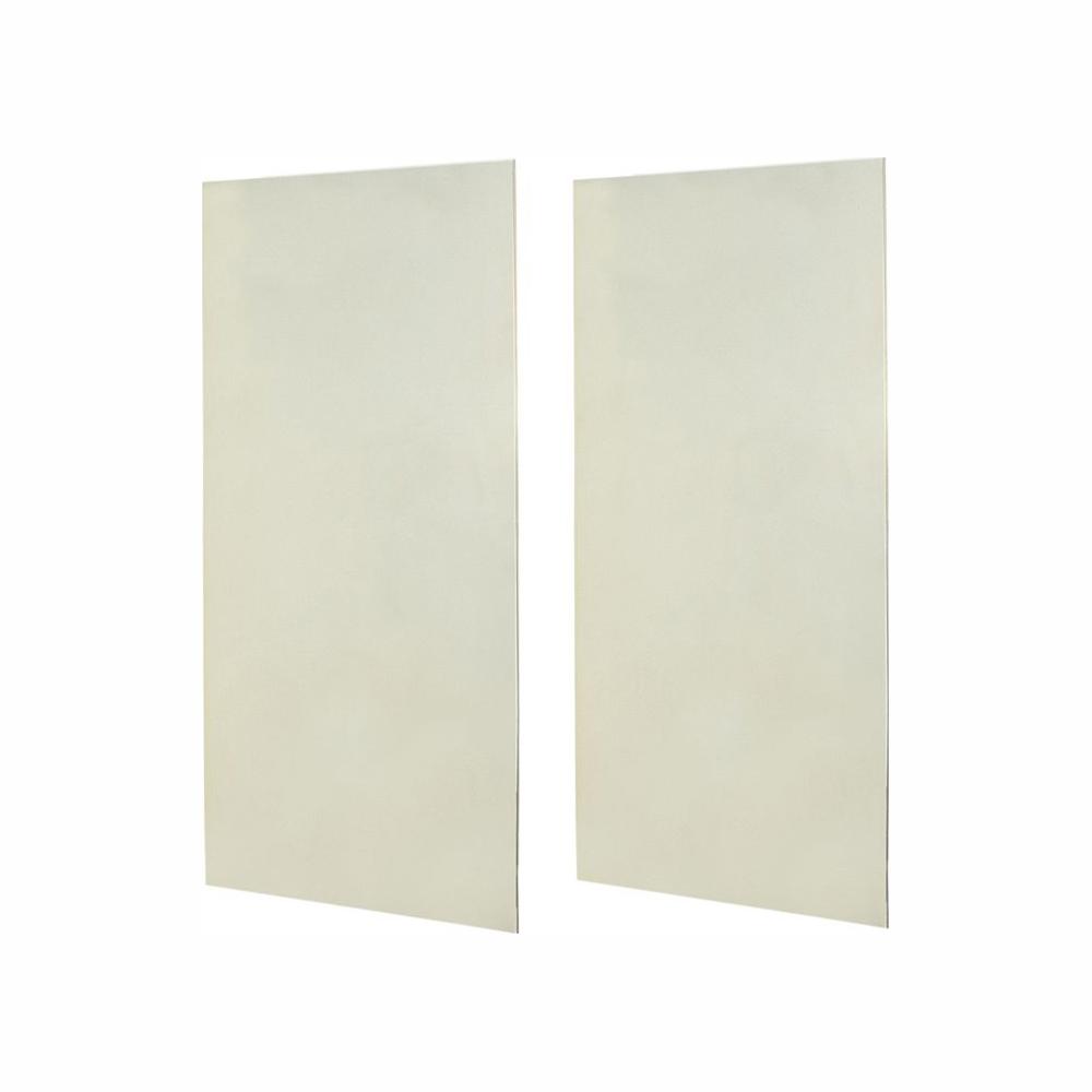 Swan 48 In X 96 2 Piece Easy Up Adhesive Shower Wall Panels White