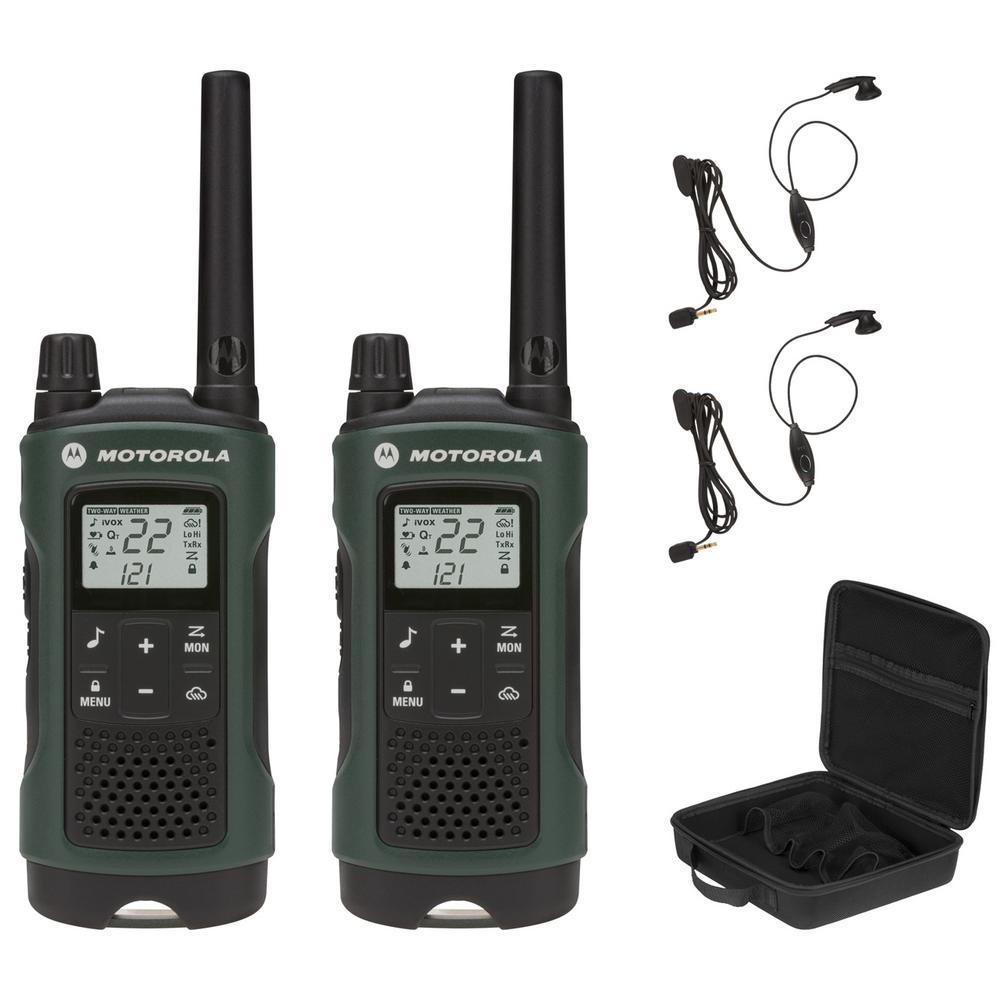 Motorola Talkabout T260 Rechargeable 2-Way Radio, White (2-Pack)-T260