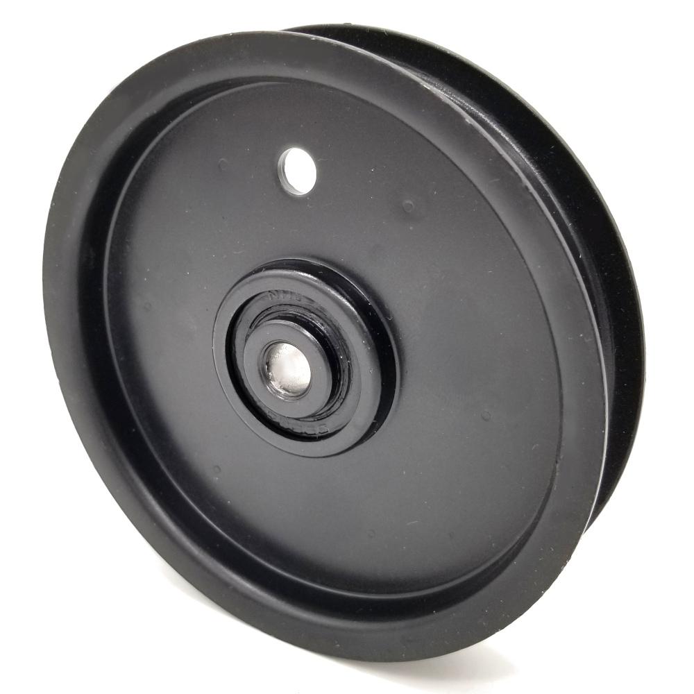 Flat Idler Pulley Steel 5 Flat Dia 3/8 Bore tillescenter Pulleys