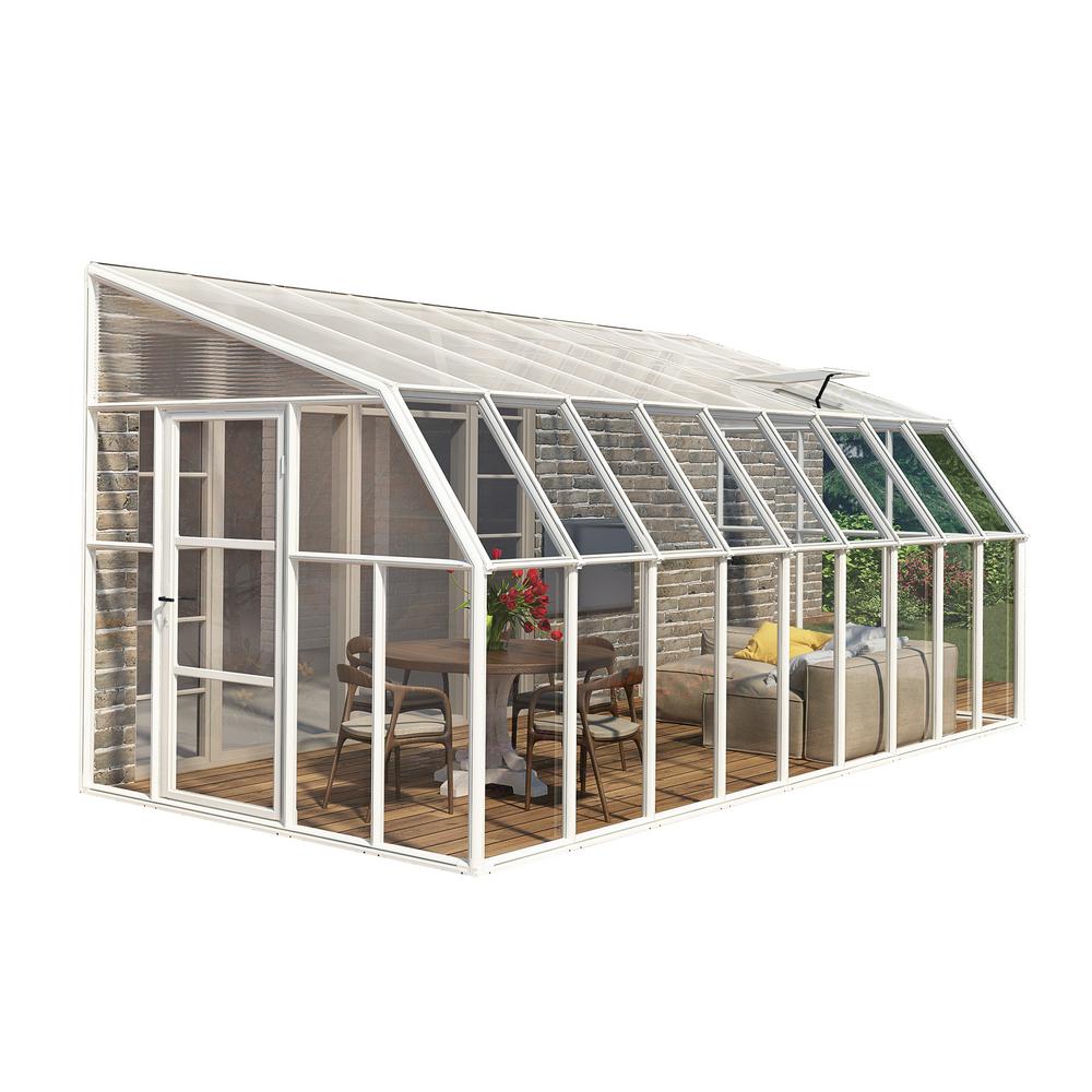 Rion Sun Room 8 Ft X 18 Clear Greenhouse 702141 The Home Depot Rion Sun Room 8 Ft X 18 Clear Greenhouse