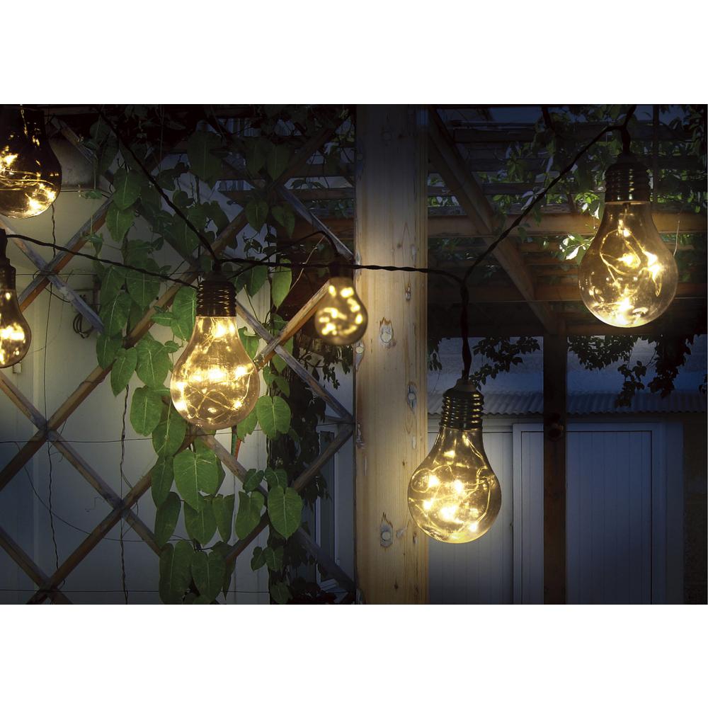 Nature Outdoor 64 In Solar Led Edison Integrated String Solar Led Edison Integrated String