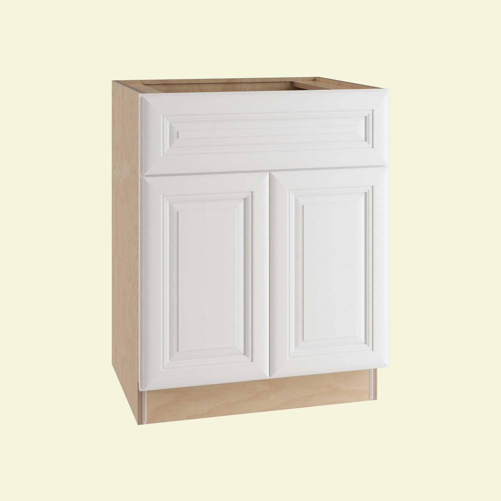 Home Decorators Collection Brookfield Assembled 24x34.5x24 in. Double Door Base Kitchen Cabinet ...