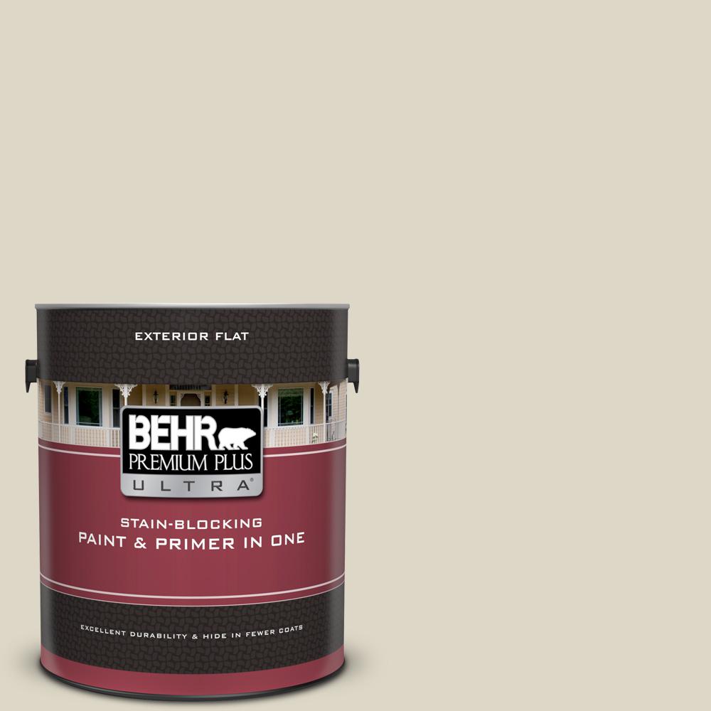 BEHR Premium Plus Ultra 1 gal. BWC27 Alpaca Blanket Flat Exterior